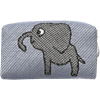 Kulturbeutel 8cm Elefant Blau