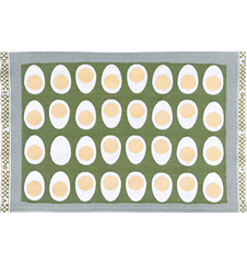Table mat Eggs Green